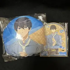 【新品】Free! スイパラ 七瀬遙 クッション・木製マルチスタンド 2点セット