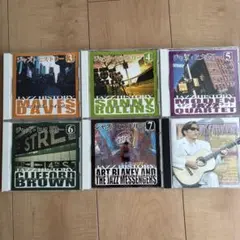 ジャズ・ヒストリーシリーズのCD5枚、ザ・ジャズのCD１枚