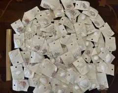貝殻装飾　布製草木装飾　超大量　ラスト