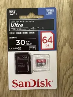 SanDisk マイクロSDカード64GB ultra microSD