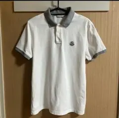MONCLER ポロシャツ ホワイト/グレー