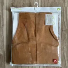 【新品未開封】UNIQLO サロペットパンツ 100 ブラウン