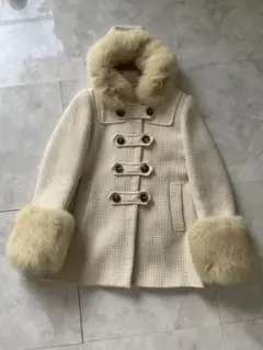 rich 大人気 フォックスファー ダッフルコート