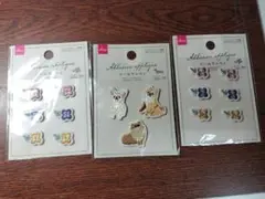 アイロン接着ワッペン 花と動物 3セット