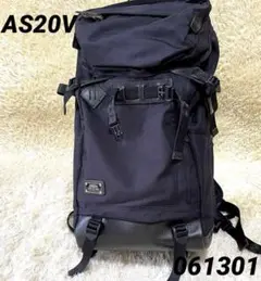 AS20Vアソップ　リュック バックパック　20L　PC A4収納　大容量 黒