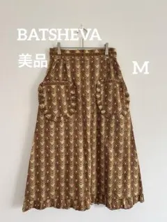 BATSHEVA バットシェバ 花柄フレアスカート アメリカ製 M相当