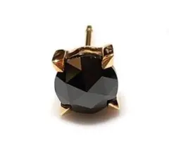 SJX 18K ブラックダイヤ ピアス 片耳 希少モデル 箱・証明書付き SJX 18K ブラックダイヤ ピアス 片耳 希少モデル 箱・証明書付き