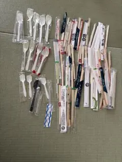割り箸 スプーン フォーク まとめ売り カトラリー 新品未使用