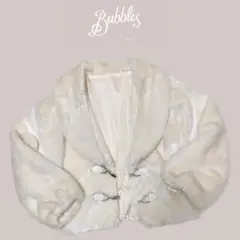 BUBBLES ビットショートファーコート