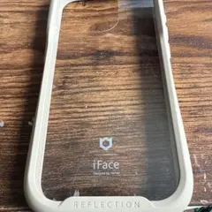 iFace Reflection ケース 透明 ベージュ