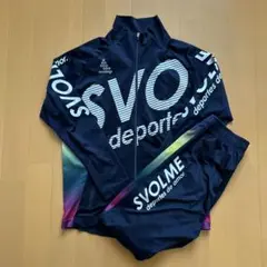 SVOLME ジャージ上下セット ネイビー/グラデーション 150cm