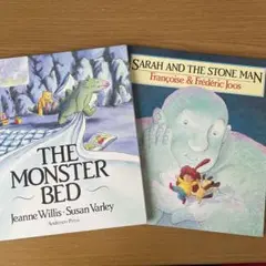 THE MONSTER BED 洋書 絵本 2冊セット 読み聞かせ