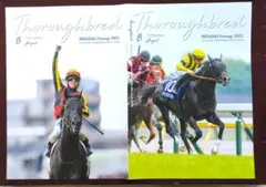 社台サンデー 会報誌 最新8月号 両面表紙 クロワデュノール ジャンタルマンタル