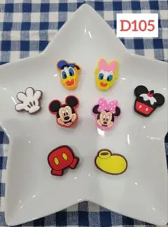 クロックスジビッツ８個セット⋈*。゜ ディズニーキャラクター