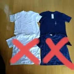 UNIQLOエアリズム コットン半袖Tシャツ Mサイズ 2色3枚セット