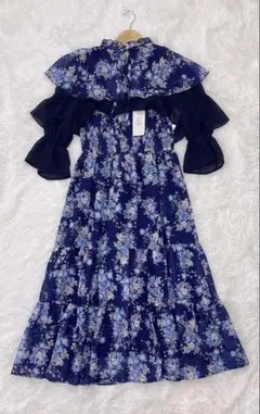 新品未使用♡ axes femmeネモフィラプリントブラウス×ワンピース
