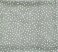 ハギレＺ25★シーチング★アルファベット★生地巾×50cm