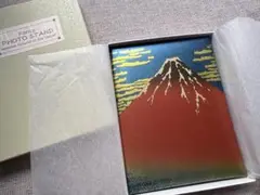 富嶽三十六景　凱風快晴　写真立て　フォトフレーム　箱入り　未使用　中古品
