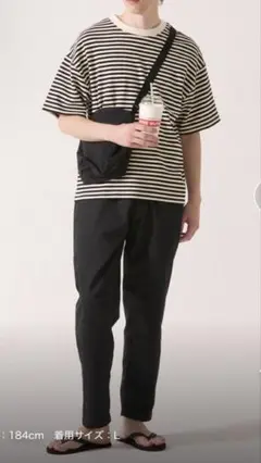新品♡coca♡ツイルストレートスラックス　ブラック