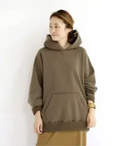 ドゥーズィエムクラス Sweatパーカー ブラウン