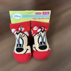 Disney ミニーマウス ベビー靴下 0-1歳　7-10センチ