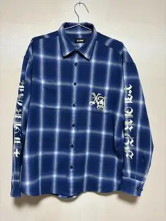 エックスラージ　ネルシャツ