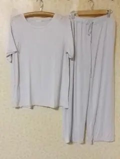 98269　ジェラートピケ　セットアップ　グレー　１