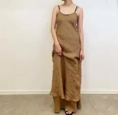 baserange ベースレンジ DYDINE リネン キャミワンピース