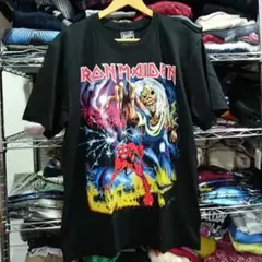 アイアンメイデン 両面プリント バンドＴシャツ XL