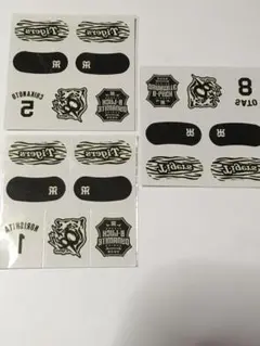 阪神タイガース フェイスシール　3枚セット
