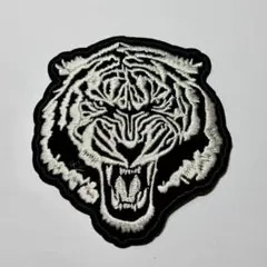 Sale タイガー 虎の顔 刺繍パッチ 刺繍ワッペン