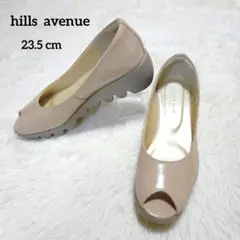 HILLS AVENUE ヒルズアベニュー　ウェーブソール　パンプス エナメル