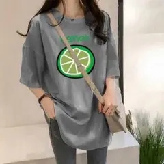 ❤️❤️アボガドグリーンゆったりロングtシャツL 7 ❤️❤️ ★新品未使用★