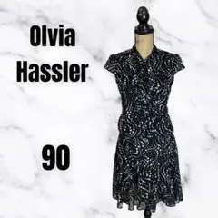 極美品✨【Olivia Hassler】シアーセットアップ　ドット　透け感　M