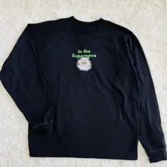 graniph Tシャツ 長袖 猫 黒 In the Supernova S