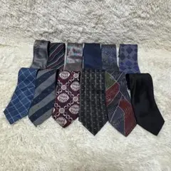 美品　ネクタイ　まとめ　12点　柄　メンズ　COMME CA DU MODE