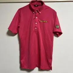 超美品　ラウドマウス　ポロシャツ　半袖　ピンク柄　Mサイズ