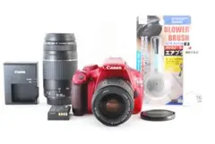 【美品】 Canon EOS Kiss X50 ダブルレンズセット SDカード付