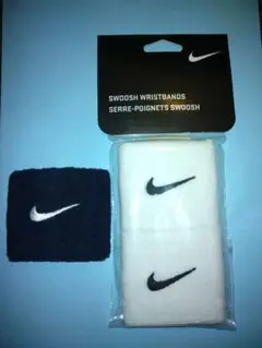 Nike リストバンド ホワイト　白２個　黒1個