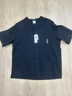 新品未使用　GU オープンカラーシャツ　1MW by SOPH　ブラック　XL