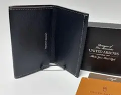 【新品•未使用】UNITED ARROWS ネイビー 名刺入れ