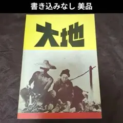 【書き込みなし】大地 映画 パンフレット【美品】