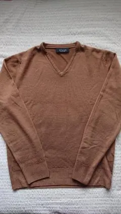 ZARA Vネックセター ウール100％