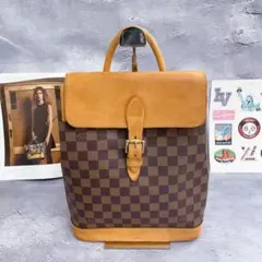 【中古品】ルイヴィトン ダミエ アルルカン LV リュック バッグパック