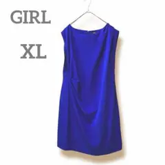【GIRL】　ガール　ノースリーブワンピース XL セレモニー 司会 ✨