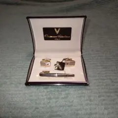 Giovanni Valentes ネクタイピンとカフスボタンセット