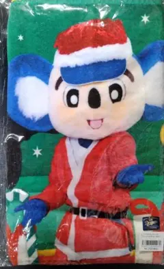 ドアラ＆つば九郎　クリスマスフェイスタオル