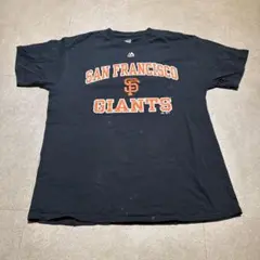 Majestic サンフランシスコジャイアンツ　半袖　tシャツ　黒　MLB L