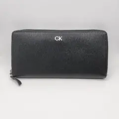 【美品】calvin kleinラウンド長財布 31ck190004