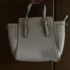 未使用　合皮2wバック　ポーチ付き